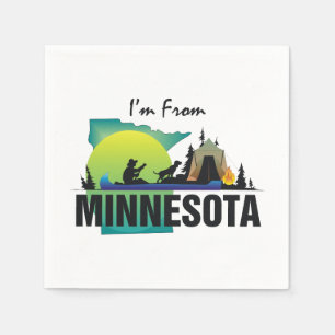 TEE I'm from Minnesota Paper Napkins