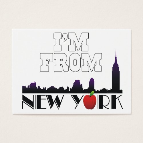 TEE I'm From New York Business Card