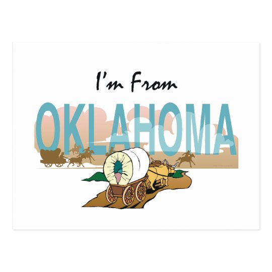 TEE I'm From Oklahoma Postcard