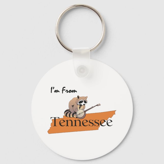 TEE I'm From Tennessee Keychain (Front)