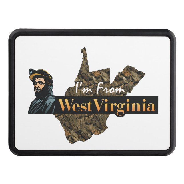 TEE I'm from West Virginia Hitch Cover (Front)