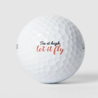 Tee it high, let it fly golf ball