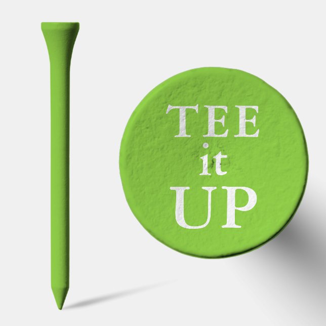 Tee it Up Quote Bold Design  Golf Tees (Combo)