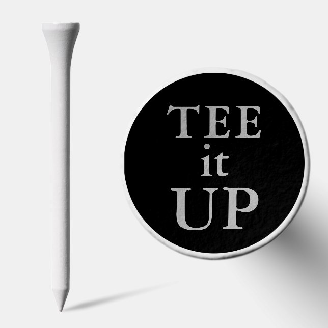 Tee it Up Quote Bold Design  Golf Tees (Combo)