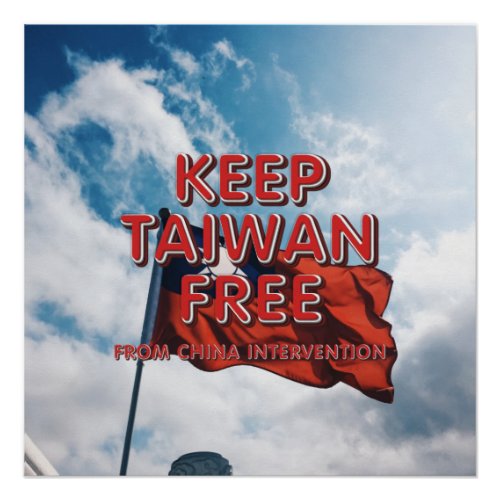 TEE Keep Taiwan Free Poster