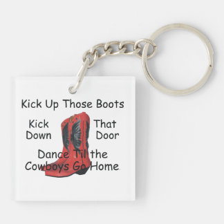 TEE Kick Up Those Boots Keychain