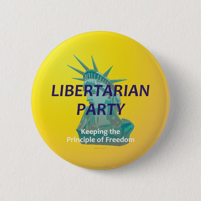 TEE Libertarian Button (Front)