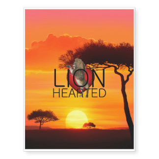 TEE Lionhearted Temporary Tattoos