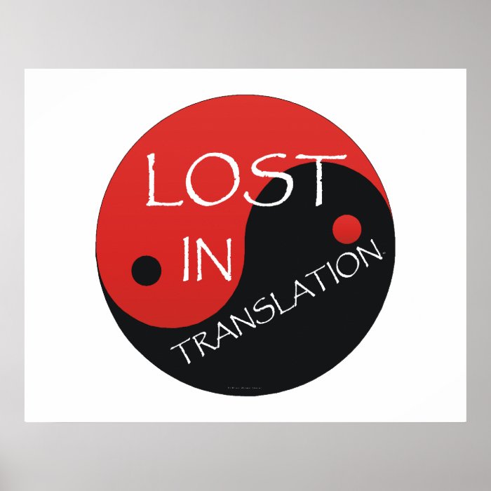 TEE Lost in Translation Print
