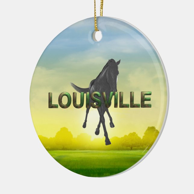 TEE Louisville Ceramic Ornament (Left)