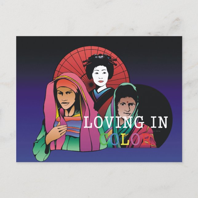TEE Loving In Color Postcard (Front)
