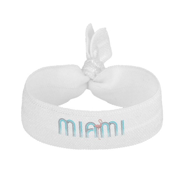 TEE Miami Elastic Hair Tie (Front)