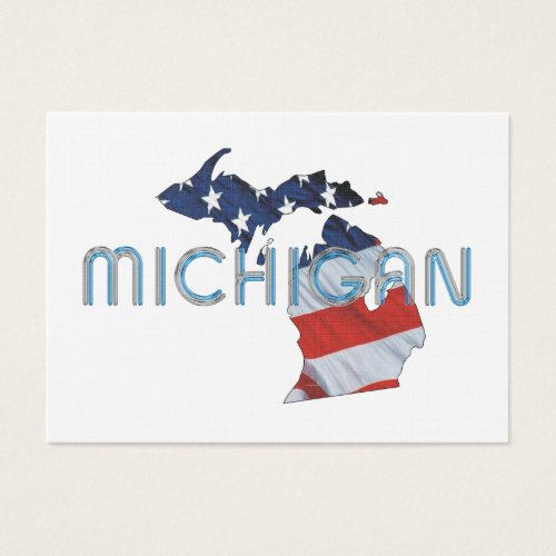 TEE Michigan Patriot Business Card Template