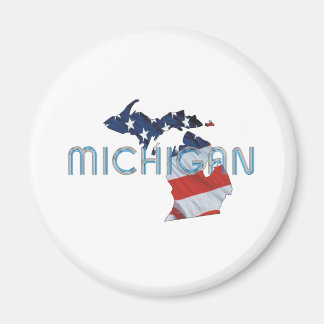 TEE Michigan Patriot Magnet