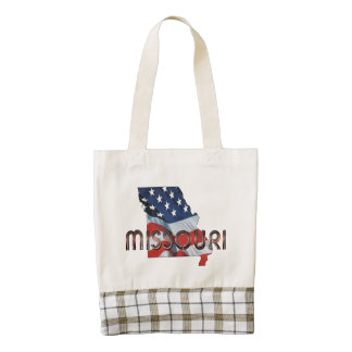 TEE Missouri Patriot Zazzle HEART Tote Bag