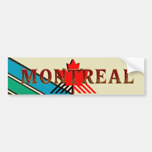 TEE Montreal Bumper Sticker