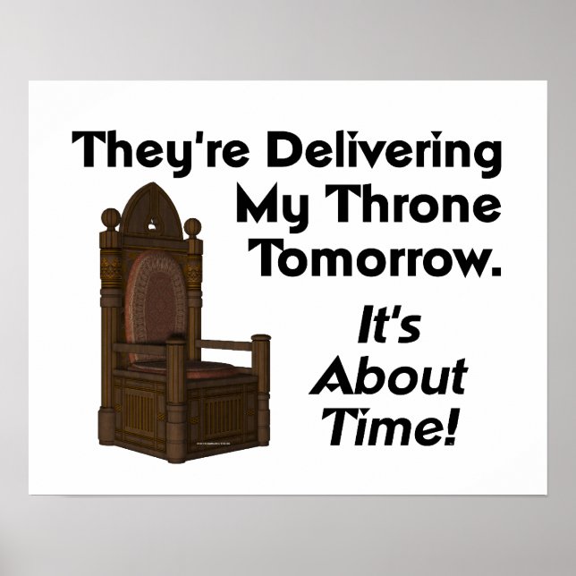TEE My Throne Poster (Front)