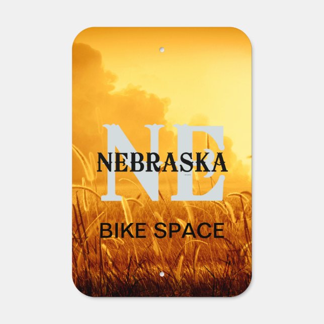 TEE Nebraska Metal Sign (Front)