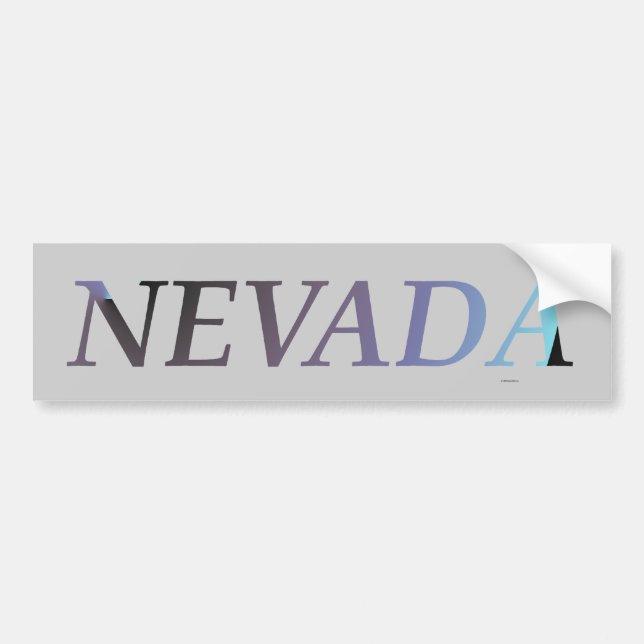 TEE Nevada Bumper Sticker (Front)