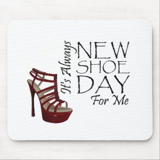 TEE New Shoe Day Mouse Pad