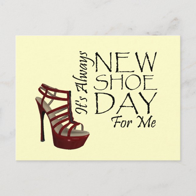 TEE New Shoe Day Postcard (Front)
