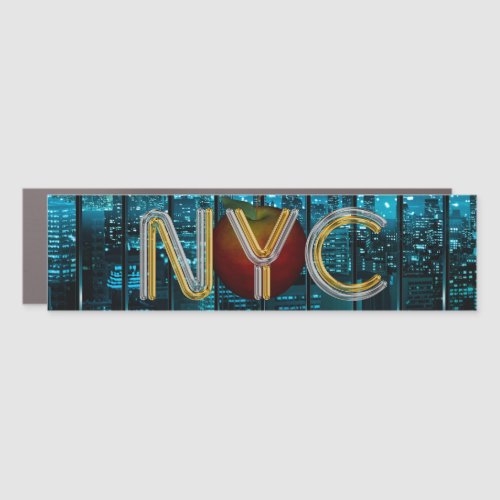 TEE New York City Car Magnet