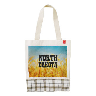 TEE North Dakota Zazzle HEART Tote Bag