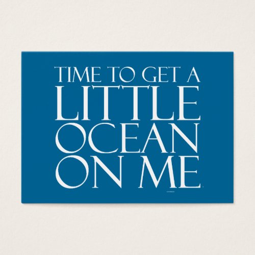 TEE Ocean On Me Business Card