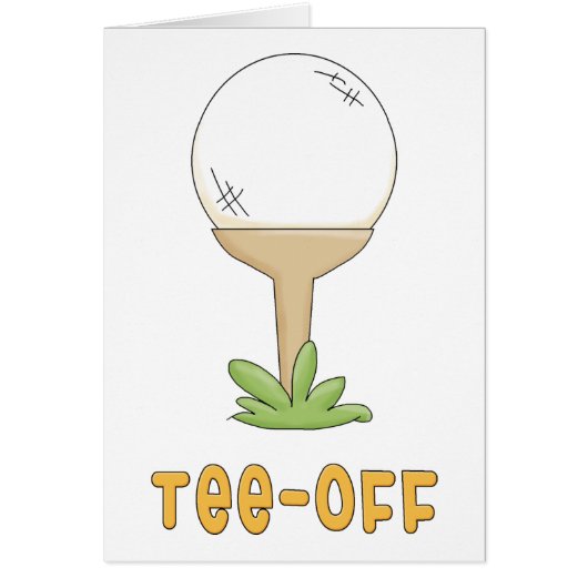 Tee Off Cards (Front)