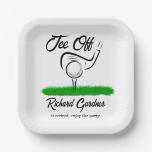 Tee Off for an UnForeGettable Retirement Party Paper Plates