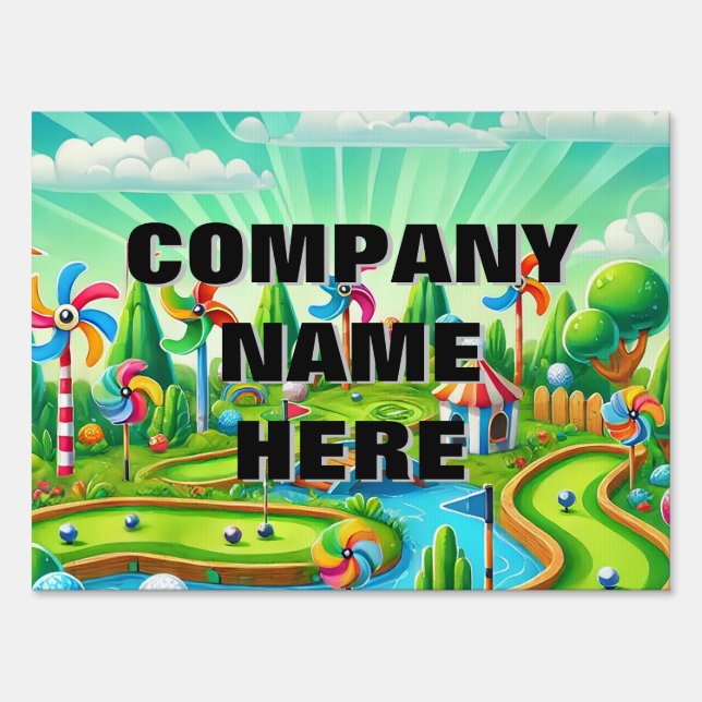 Tee Off in Style: Custom Putt-Putt Golf Signage (Front)