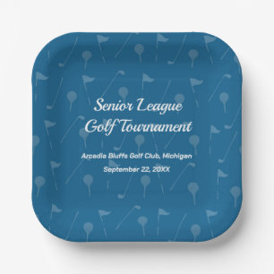 Tee Off in Style - Golf Party Tableware Paper Plates