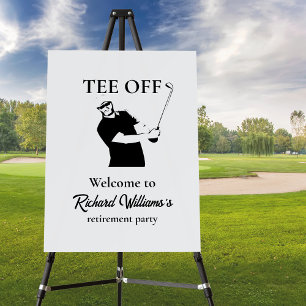 Tee Off Start of A New Era in Life Retirement  Foam Board