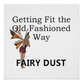 TEE Old-Fashioned Fitness Poster