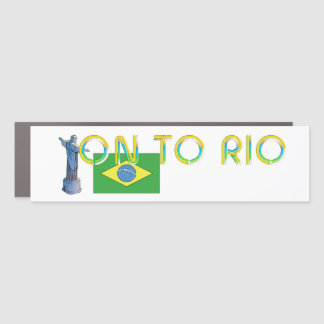 TEE On To Rio Car Magnet