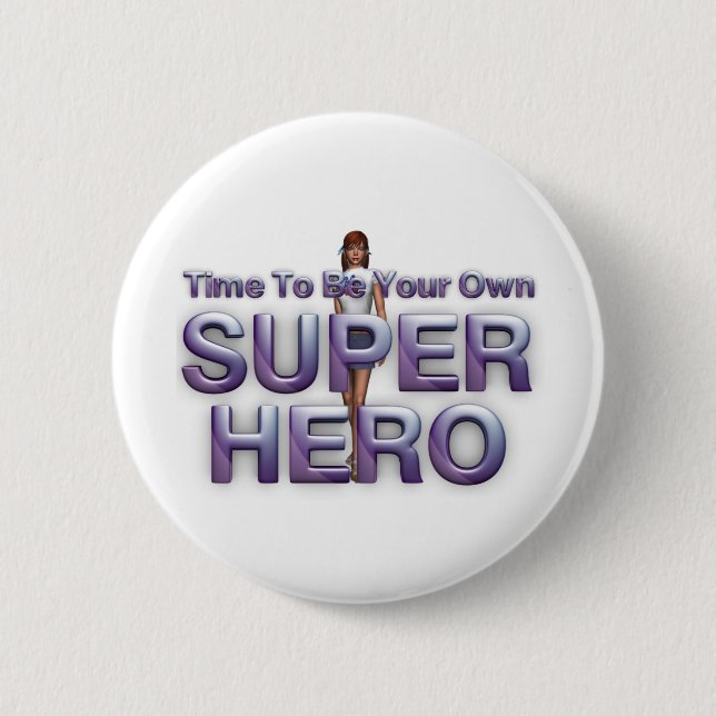 TEE Own Superhero Button (Front)