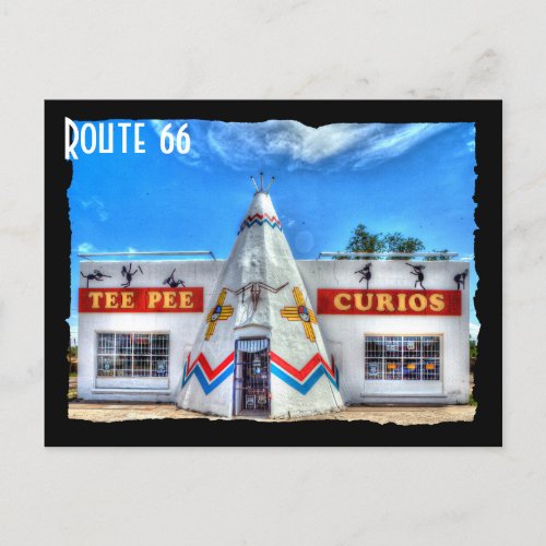 Tee Pee Curios Shop Route 66 Tucumcari New Mexico Postcard