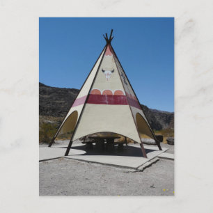 Tee Pee Rest Area/Big Bend State Park, TX Postcard