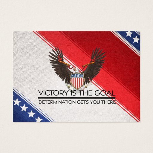 Customizable TEE Political Victory Slogan Business Card Templates