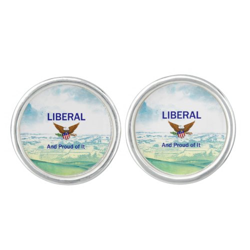 TEE Proud Liberal Cufflinks