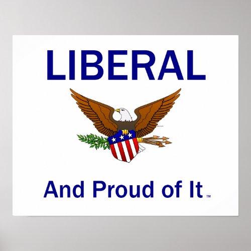 TEE Proud Liberal Poster