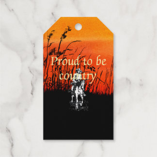 TEE Proud to be Country Foil Gift Tags