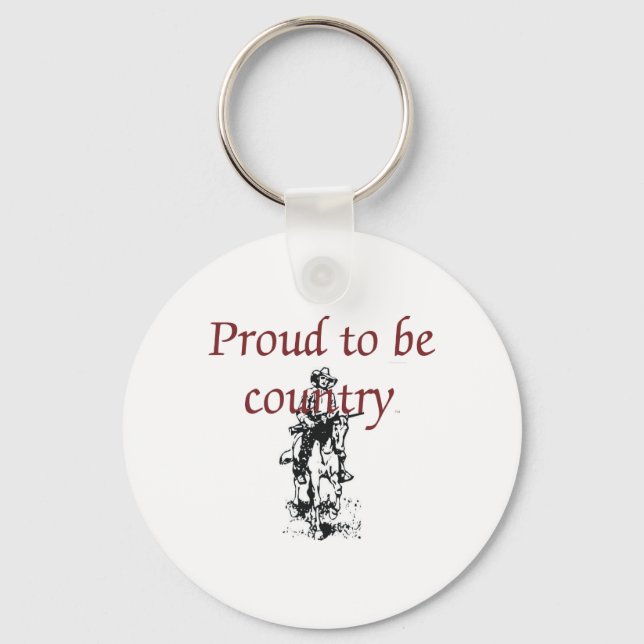TEE Proud to be Country Keychain (Front)