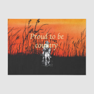 TEE Proud to be Country Tissue Paper