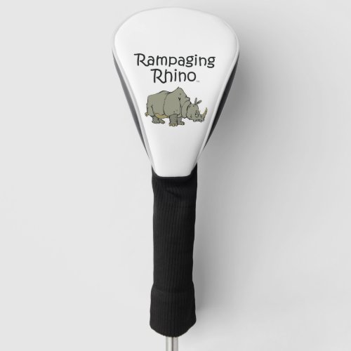 TEE Rampaging Rhino Golf Head Cover