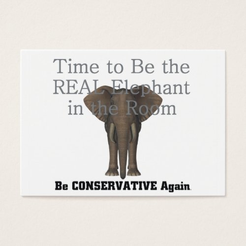 TEE Real Elephant Business Card Template