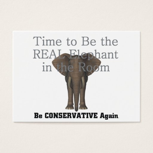 Customizable TEE Real Elephant Business Card Template