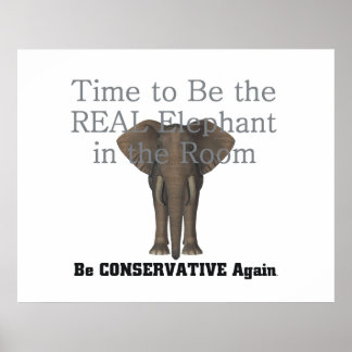 TEE Real Elephant Poster