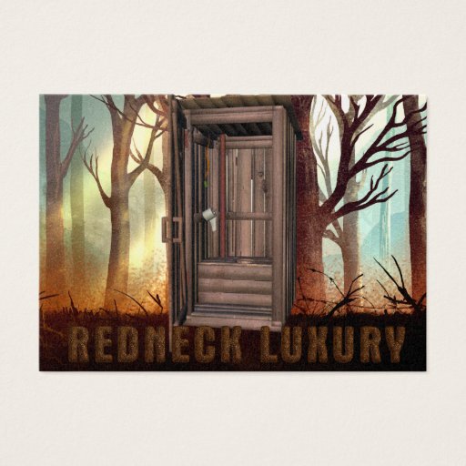 Customizable TEE Redneck Luxury Business Card Templates