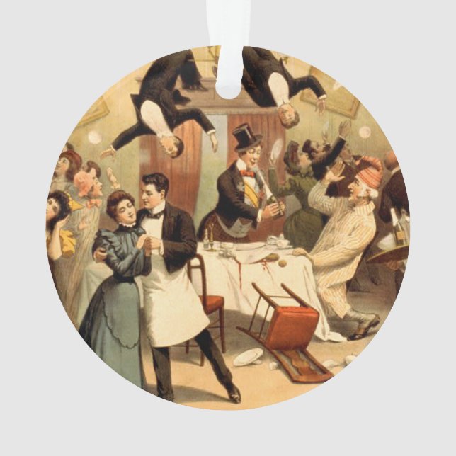 TEE Restaurant Shenanigans Ornament (Back)